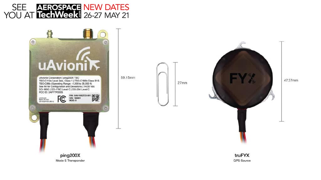uAvionix Files FAA TSO Application for World’s First Certified Drone Transponder