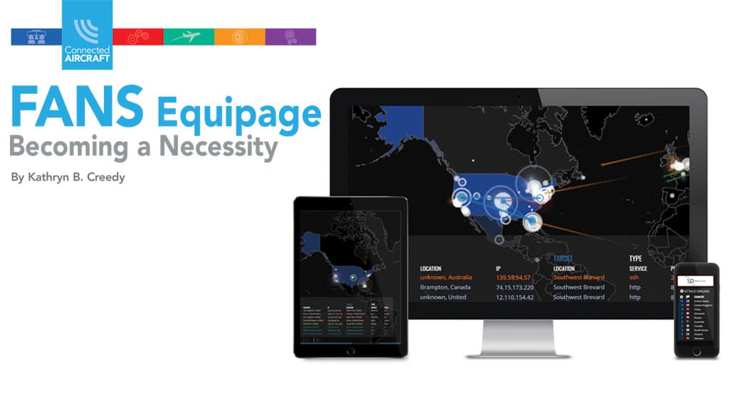 FANS Equipage Becoming a Necessity By Kathryn B. Creedy